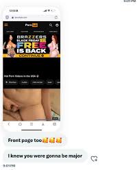 TRENDING ON PORN HUB🫣🫣 thank you to everyone who has sent me this and  thank you to everyone for your continuous support this is an insane  accomplishment!!