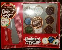 6pm score deals on fashion brands Melissa Doug Slice And Bake Wooden Cookie Set For Sale Online Ebay