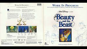 Beauty And The Beast 1991 The Four Stages Of Animation Work In Progress Youtube