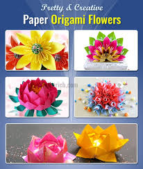 #papercraft #paperflowers #flowermakingcheck this video for step by step instruction on how to make origami flower.steps: Easy Origami Flowers 5 Pretty Creative Diy Projects