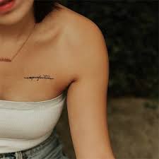 Semi Permanent Self Love Tattoos Tattoos By Inkbox Inkbox In 2020 Small Chest Tattoos Chest Tattoos For Women Permanent Tattoo