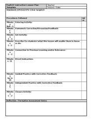 Edi Lesson Plan Template By Dr Mhigley Teachers Pay Teachers