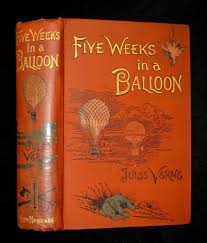1899 Rare Victorian Book Jules Verne Five Weeks In A Balloon Victorian Books Antique Books Books