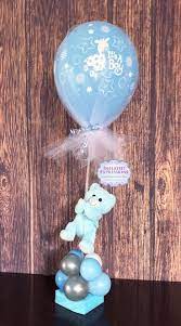 Hanging Teddy Bear Balloon Centerpiece It S A Boy Baby Shower Decoration Baby Shower Decorations For Boys Baby Shower Decorations Bear Baby Shower Theme