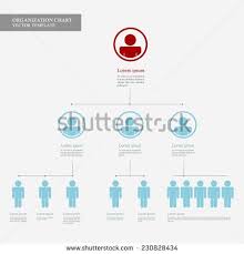 Corporate Organization Chart Template With Business People