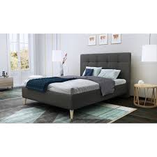 Paarschläfer liegen auf zwei 80 cm breiten matratzen oftmals besser. Hylkio Lit Tete De Lit 160x200 Cm Tissu Anthracite L 209 X P 165 X H 97 Cm Achat Vente Structure De Lit Hylkio Lit 160 Sawana