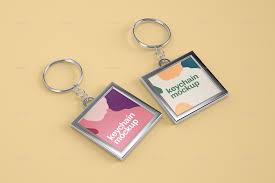 Download Silver Card Keychain Mockup Set By Deeplabstudio Graphicriver