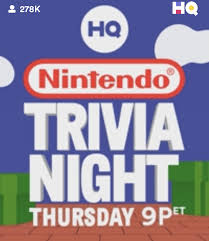 Hosting a bar trivia night · questions, answers and scoresheets including picture questions and optional audio and powerpoint questions · additional brain teasers . Hq Hosting Nintendo Trivia Night On Thursday Dec 6th 2018 Gonintendo