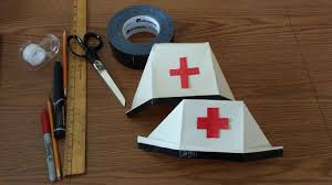 How to make a vintage nurse hat | ehow.com. Of Nurses Nuns And Peas Year Of The Scout