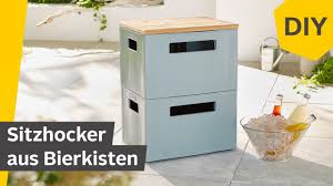 Hallo jungs, damit auch ihr an diesen tagen nicht zu kurz kommt, haben wir für euch ein brust und schulter workout zusammengestellt. Diy Sitzhocker Partyhocker Aus Bierkisten Selber Bauen Roombeez Powered By Otto Youtube