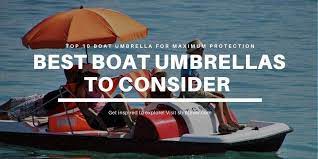 Whether you use yours for fishing, observing nature, or just cruising shallow waters, we'll help keep you and your boat protected. Boat Umbrella For Maximum Protection In 2020 Shipfever