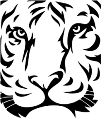Cooluxart Specialists In Wall Art Vinyl Decal Stickers Art Silhouette Stencil Tiger Stencil