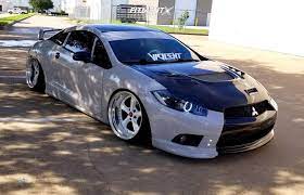 Maybe you would like to learn more about one of these? 2006 Mitsubishi Eclipse Gt With 19x10 5 Work Vs Kf And Nitto 225x35 On Coilovers 533964 Fitment Industries