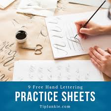 Download the free html cheat sheet pdf now! 9 Free Hand Lettering Practice Sheets Tip Junkie