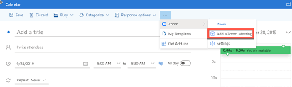 Setting up meetings and booking conference rooms can be a breeze when you use the scheduling assistant in outlook web app, which is part of microsoft office 365. Zoom For Outlook Add In Web And Desktop Zoom Help Center