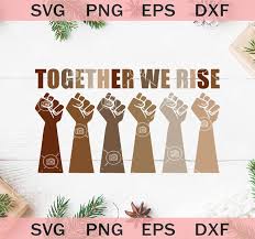 Black And Brown Unity Flag Together We Rise Black Brown White Hands Fist Power Unity Equality Svg Png Dxf Eps Svg Trendy Studio In 2020 Svg Hand Fist Black And Brown