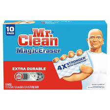 I heard good things about the magic eraser, so i used it to remove a few scuff marks on the wall. Mr Clean Magic Eraser Extra Durable Disinfectant 10ct Target