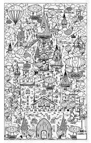 Everything is moving so fast. Adult Coloring Book Dream Cities On Coloring Library