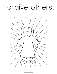 This free printable coloring page is based on mark 11:25. Jesus Forgiveness Coloring Page Coloring Home