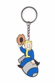 Fallout 4 Porte Cles Caoutchouc Bomber Skill Porte Cle Fallout Porte Clef