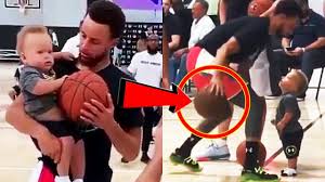 He was born on 14 march 1988 in akron city of ohio state. Stephen Curry Teaches His 1 Year Old Son Canon Curry How To Dribble Youtube
