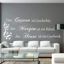 Wandtattoos mit tafelfolie für das wohnzimmer eine eher ungewöhnliche wahl für das wohzimmer sind die varianten mit tafelofolie. Wandtattoo Wohnzimmer Spruch Das Gestern Ist Geschichte Wandaufkleber Ebay