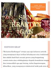 Kebanyakan seni ukir ini bermotifkan alam semula jadi. Kraf Tangan Present