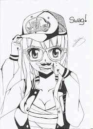 Autrefois, quelques livres de bariolage afin adultes sont devenus les livres les alors vendus sur amazon. Coloriage Image De Fille Portant Une Casquette Dessin Gratuit A Imprimer