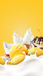  Alimentos A Sobremesa Iogurte Creme Background Ice Cream Food Banner Background Images