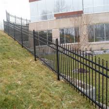 In a perfect world, your yard would be perfectly level to install your iron or aluminum fence. China Wopeng Steel Picket Fence Panel For Hill Side Slope China Fence Steel Fence