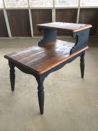 Pin By Rebecca Walton On Crafty Flair Antique End Tables Refurbished Table Side Table Makeover