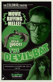 Matt McGinnis flies into Colonial Theatre for a night of DEVIL BAT riffs —  Moviejawn