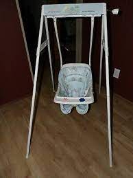 Vintage Baby Graco Wind Up Swing Swyngomatic Great For Sale Online Ebay Wind Up Baby Swing Baby Swings Vintage Baby