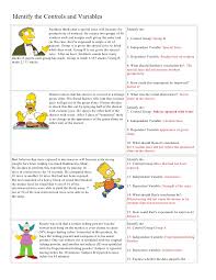 The hypothesis testing or to create the interval. Bart Simpson Controls And Variables With Answers