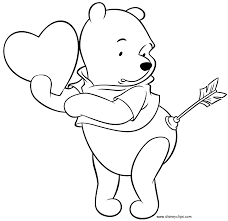 Hearts and flowers for valentine's day are the perfect time to break out the pink and red crayons! Valentine S Day Coloring Pages Disney Coloring Pages Disney Malvorlagen Wenn Du Mal Buch Winnie Pooh Bilder