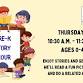 Pre-K Story Hour: Ages 0-4 event in Amsterdam, NY