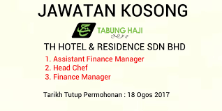 Pengurus kanan dana (ekuiti asing) pengurus kanan dana (pendapatan tetap) syarat asas permohonan jawatan kosong lembaga tabung haji Kekosongan Jawatan Di Th Hotel Residence Sdn Bhd The Jawatan Kosong