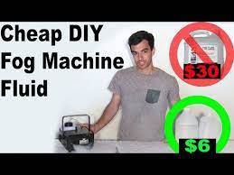 Diy Fog Machine Fluid Homemade Youtube Fog Machine Fluid Diy