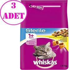 whiskas tavuklu kisirlastirilmis kedi mamasi 1 4 kg 3 ad amazon pet center kedi balik yagi amazonlar