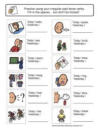 Past Tense Verb Worksheet Polka Pics Speech And Language Irregular Past Tense Verbs Speech Language Therapy