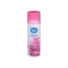If you cannot find white rain, buy the least expensive hairspray you can find. White Rain Hair Spray Aerosol Extra Hold 7 Oz Pharmapacks