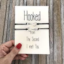 Gifts for your boss that are cute and affordable. Matching Bracelets For Couples Couples Gifts Hooked On You Matching Couple Gifts Cute Couple Gifts Bracelets For Boyfriend