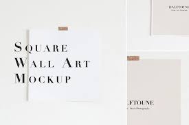Square Wall Art Mockup 1x1 Mockup Styled Frame Mockup Print Mockup Free Psd Mockups Templates