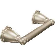 Brushed nickel finish brings the warm look of stainless to your bath. Moen Yb2208bn Brantford Double Post Wall Toilet Paper Holder In Brushed Nickel