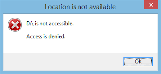 How To Fix Inaccessible Hard Drive- "Access Is Denied" Error And Recover  Data | Stellar