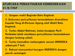 Hal ini sudah menjadi adat dan tradisi bagi masyarakat indonesia yang telah dilakukan turun temurun. Bab 5 Tingkatan 3 Kemerdekaan Negara 31 Og0s Ppt Download
