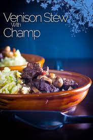 Slow Cooker Venison Stew Simple Delicious Hearty Recipe Venison Stew Venison Recipes Venison