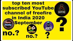 Ajay, the man behind the channel, started his journey in content creation back in. Top Ten Most Subscribed Youtube Channel Of Freefire In India 2020 Sept Youtube