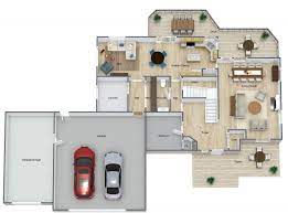 House Plan With 2 Car Garage