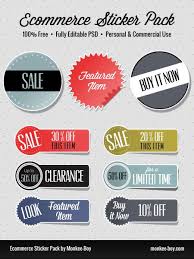 Free Ecommerce Sticker Pack Psd Design Web Resource Sale Free Ecommerce Ecommerce Web Design